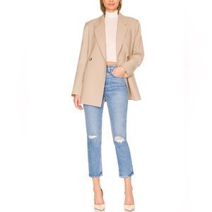 GLRFRND👖👖 Karolina High Rise Straight Crop in Island - Size 23